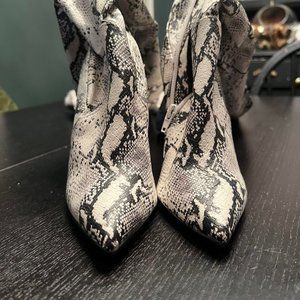 I have slightly worn and never worn shoes and boots.